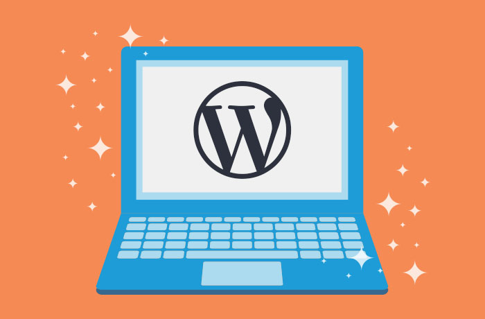 笔记本电脑图形屏幕WordPress标识