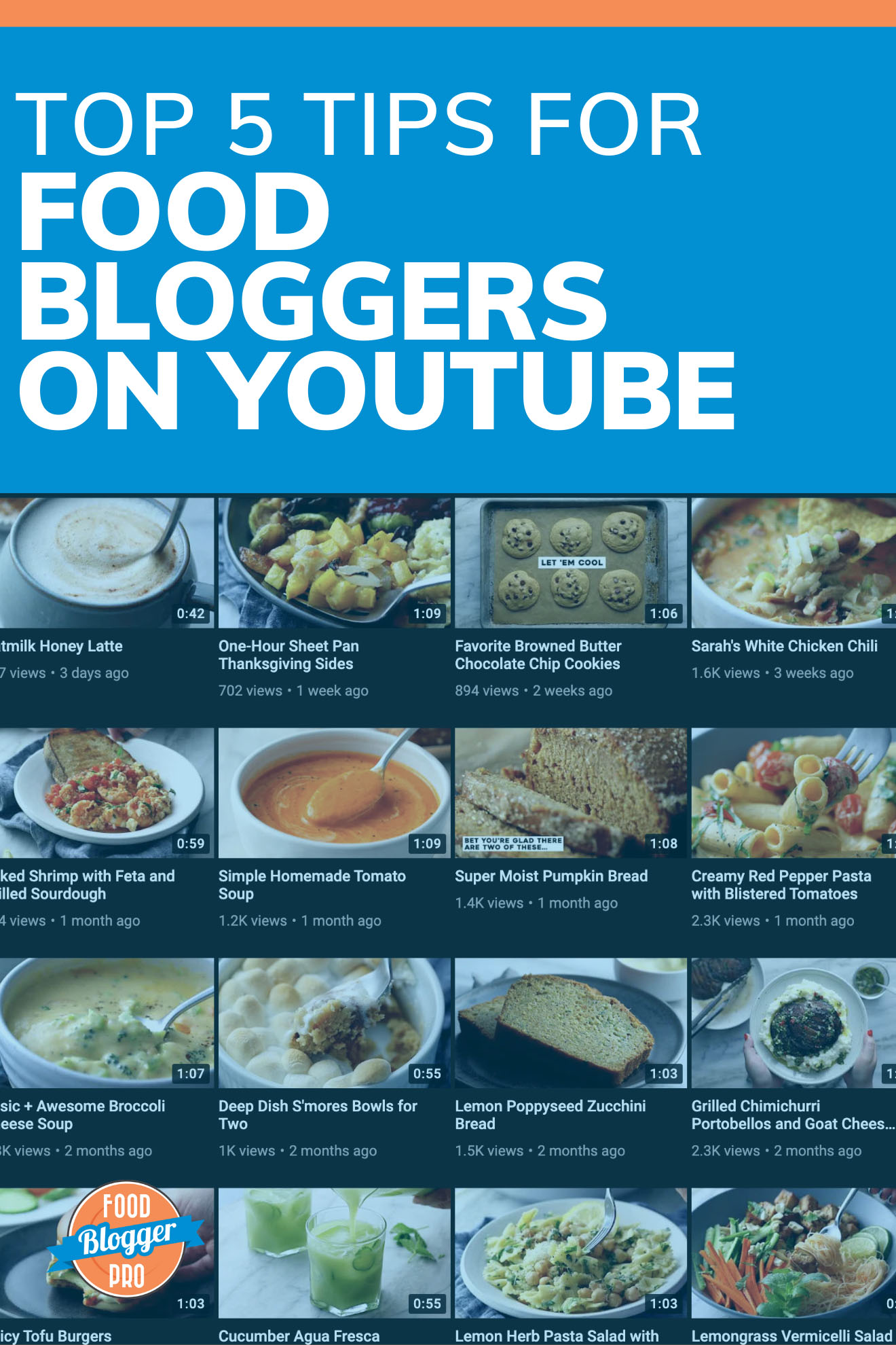 皇冠体育投注下载YouTube视频图象上读到'Top5Tips forFoodblogists onYouTube'