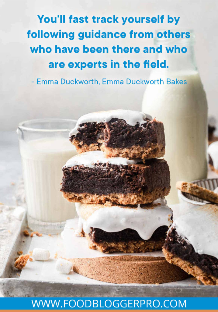 皇冠体育投注下载Emma Duckworth在Food博客Pro播客上出现时的引文表示, “你将快速跟踪自己,
