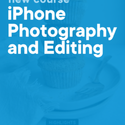 皇冠体育投注下载蓝图形编辑iPhone照片应用中写着'新课程:iPhone摄影编辑'