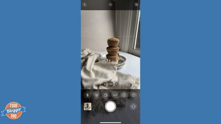 皇冠体育投注下载蓝滑带Food博客Pro标识并截取iPhone相机应用开